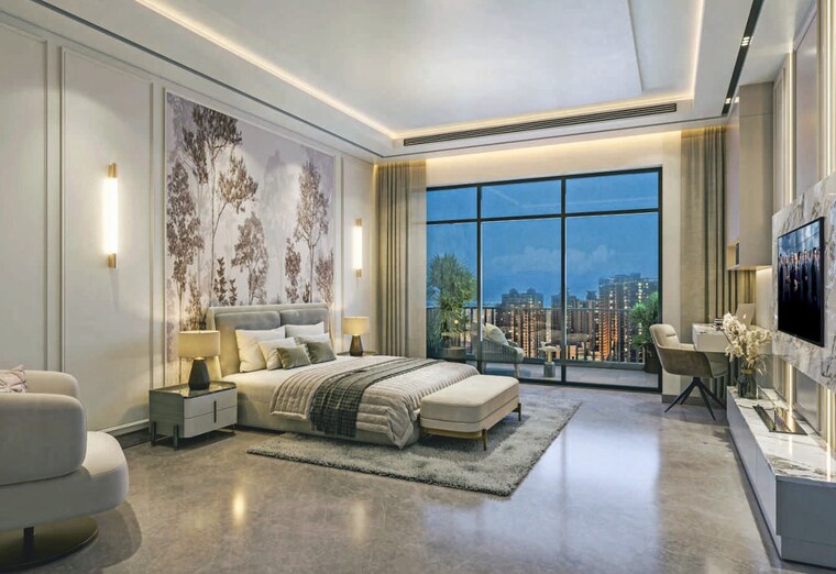 Living Room, ss-camasa 4 Bedroom 2530 Sq.Ft. Apartment In Sector 90 Gurgaon 10163636