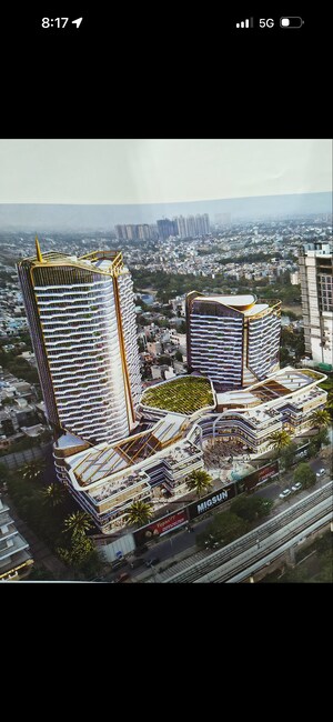  Shop – Exterior View View at Migsun Alpha Central, Alpha Ii Greater Noida - for Sale