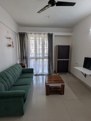 Living Room in 1 BHK Apartment at Goel Ganga Atharva Ganga, Pashan – for Rent