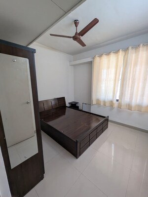 Master Bedroom in 1 BHK Apartment at Goel Ganga Atharva Ganga, Pashan – for Rent