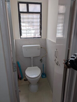 Bathroom in 1 BHK Apartment at Goel Ganga Atharva Ganga, Pashan – for Rent