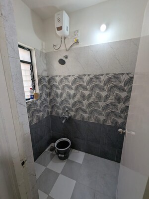 Bathroom in 1 BHK Apartment at Goel Ganga Atharva Ganga, Pashan – for Rent