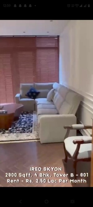 Master Bedroom in 4 BHK Apartment at Ireo Skyon, Sector 60 – for Rent