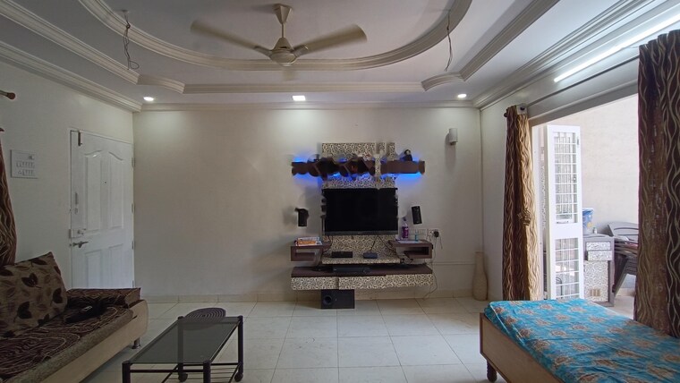 Living Room, laxmi-vridavan 3 Bedroom 700 Sq.Ft. Apartment In Pimple Saudagar Pune 10177355