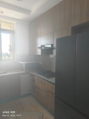 Kitchen in 3 BHK Apartment at Ambience Creacions, Sector 22 – for Rent