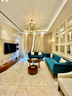 Living Room in 3 BHK Apartment at Old Town – for Sale