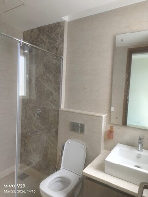 Bathroom in 3 BHK Apartment at Ambience Creacions, Sector 22 – for Rent