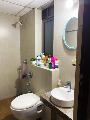 Bathroom in 3 BHK Apartment at Alta Vista Phase I, Chembur – for Rent