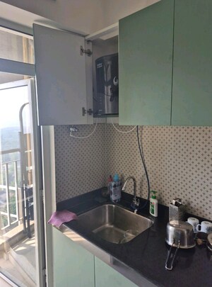 Kitchen in 2 BHK Apartment at Lodha Amara Tower 44, Kolshet Road – for Rent