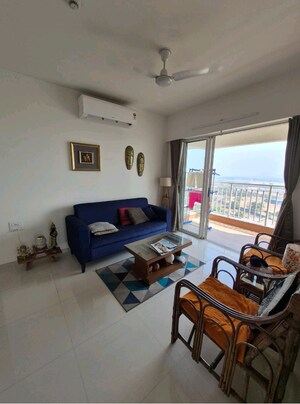 Living Room in 2 BHK Apartment at Lodha Amara Tower 44, Kolshet Road – for Rent