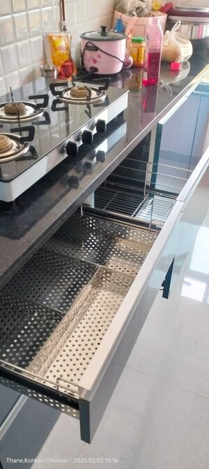 Balcony in 2 BHK Apartment at Kalpataru Immensa, Kolshet Road – for Rent