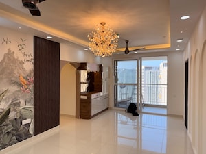 Living Room in 3 BHK Apartment at Brigade Cornerstone Utopia, Varthur – for Rent