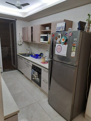 Kitchen in 4 BHK Apartment at The Rama Apartment, Sector 43 – for Rent