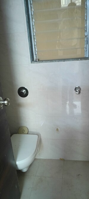 Bathroom in 1 BHK Apartment at DGS Heights, Goregaon East – for Rent