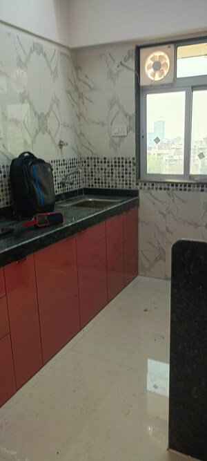 Kitchen in 1 BHK Apartment at DGS Heights, Goregaon East – for Rent
