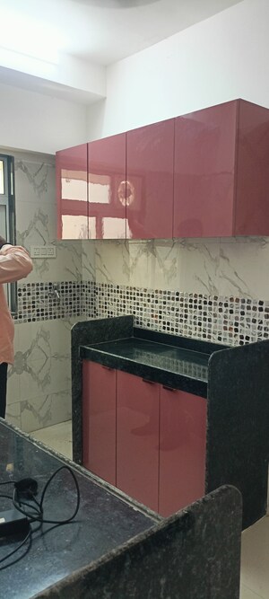 Kitchen in 1 BHK Apartment at DGS Heights, Goregaon East – for Rent