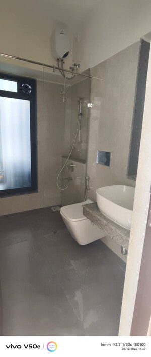 Bathroom in 1 BHK Apartment at IM Applaud 38, Goregaon East – for Rent
