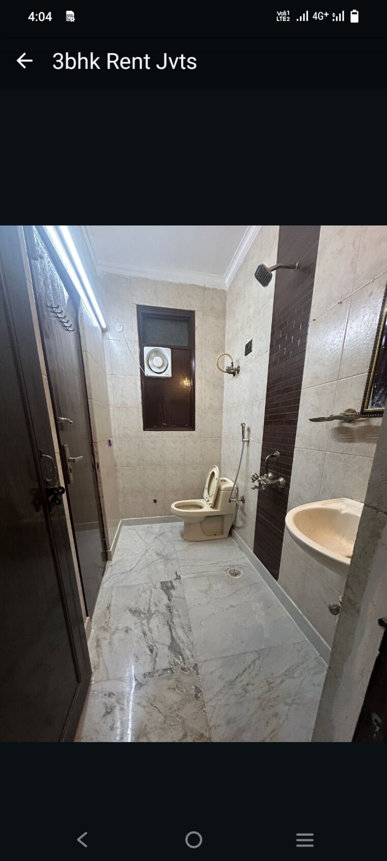 Bathroom, chattarpur 3 Bedroom 1200 Sq.Ft. Builder Floor In Chattarpur Delhi 10186165