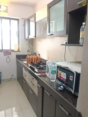 Kitchen in 2 BHK Apartment at Tharwani Heritage, Kharghar Sector 7 – for Rent