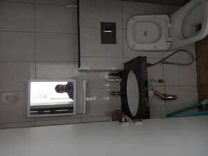 Bathroom in 1 BHK Apartment at Mantra Mesmer, Keshav Nagar – for Rent