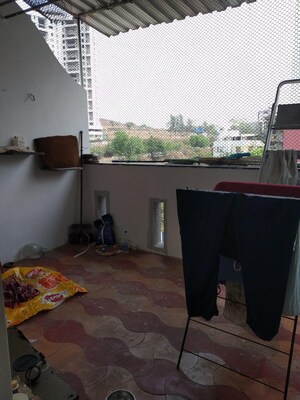 Terrace in 3 BHK Apartment at Kusum Kunj, Prabhat Road – for Rent