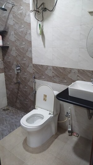 Bathroom in 2 BHK Builder Floor at Candolim – for Rent