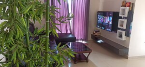 Living Room in 2 BHK Apartment at Gera Parkview I, Kharadi – for Rent