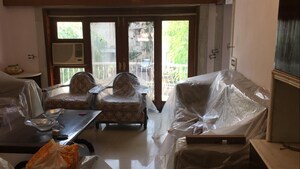 Living Room in 3 BHK Builder Floor at Gulmohar Park – for Rent