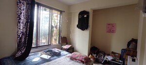 Bedroom in 1 BHK Apartment at Athene CHS, Majiwada – for Rent