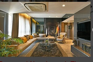 Living Room in 3 BHK Apartment at Sion – for Sale