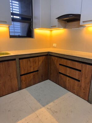 Kitchen in 3 BHK Apartment at Ambuja Ecospace Residencia, New Town Action Area ii – for Rent