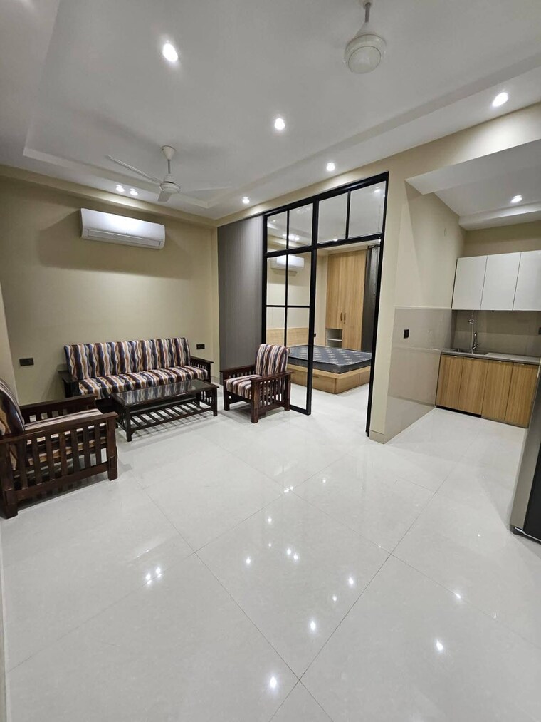Living Room, saket 1 Bedroom 700 Sq.Ft. Apartment In Saket Delhi 10187684