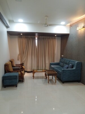 Living Room in 2 BHK Apartment at Satellite Royale, Goregaon East – for Rent