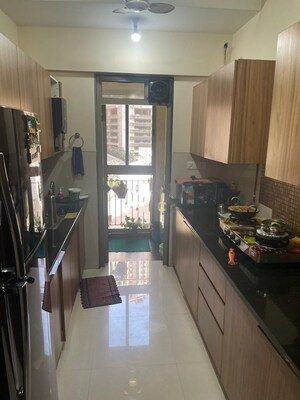Kitchen in 2 BHK Apartment at Lodha Splendora, Ghodbunder Road – for Rent