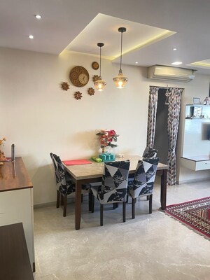 Living Room in 2 BHK Apartment at Lodha Splendora, Ghodbunder Road – for Rent