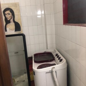 Bathroom in 1 BHK Builder Floor at Kailash Colony – for Rent