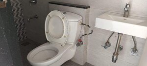 Bathroom in 3 BHK Apartment at Mahavir Square, Manpada – for Rent