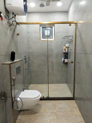 Bathroom in 5 BHK Builder Floor at Maharishi Dayanand CGHS, Vasant Kunj – for Rent