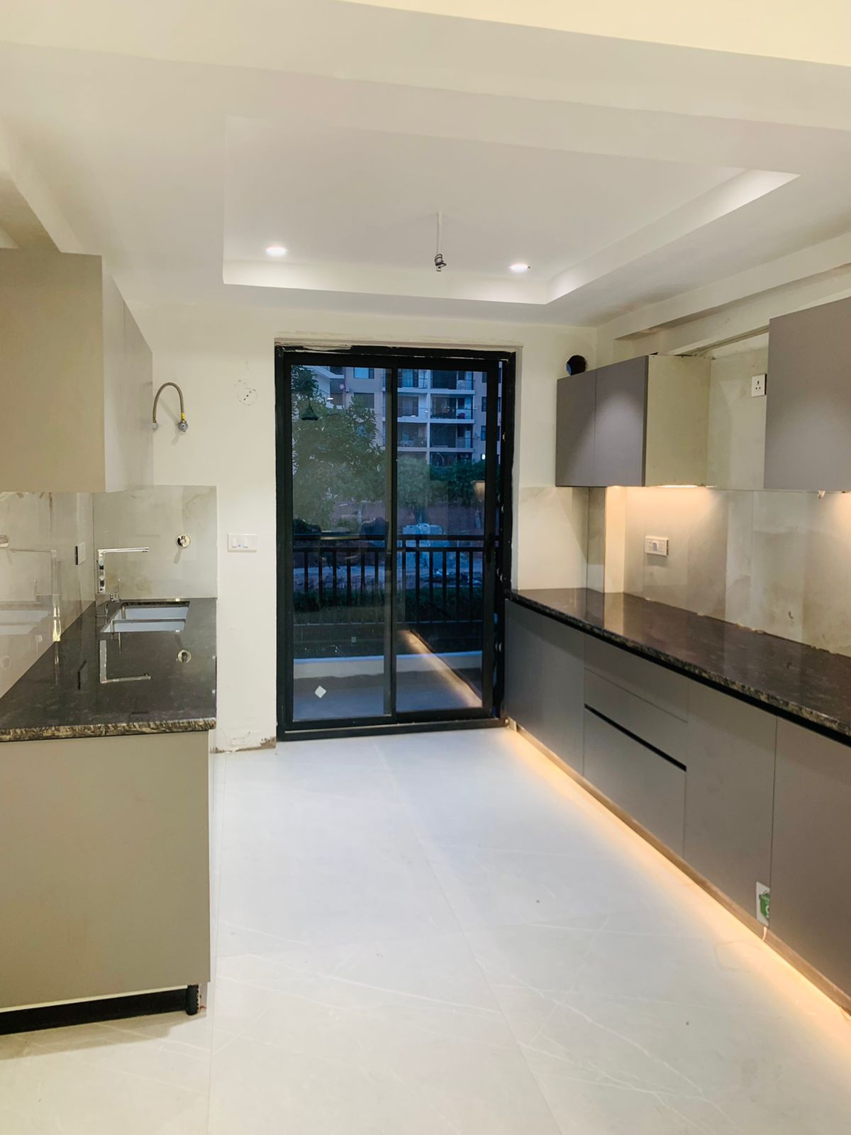 Kitchen in 3 BHK Apartment at Ambala Highway – for Sale