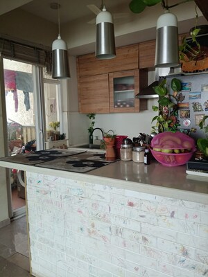 Kitchen in 3 BHK Apartment at Mapsko Mount Ville, Sector 79 – for Rent