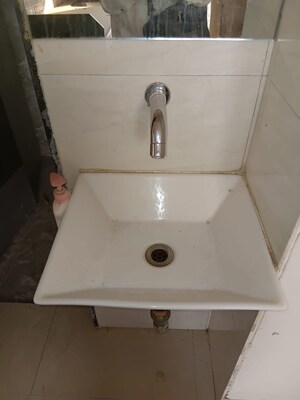 Bathroom in 1 BHK Apartment at Ornate Galaxy, Naigaon East – for Rent