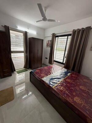 Bedroom in 2 BHK Apartment at Unique Youtopia, Kharadi – for Rent