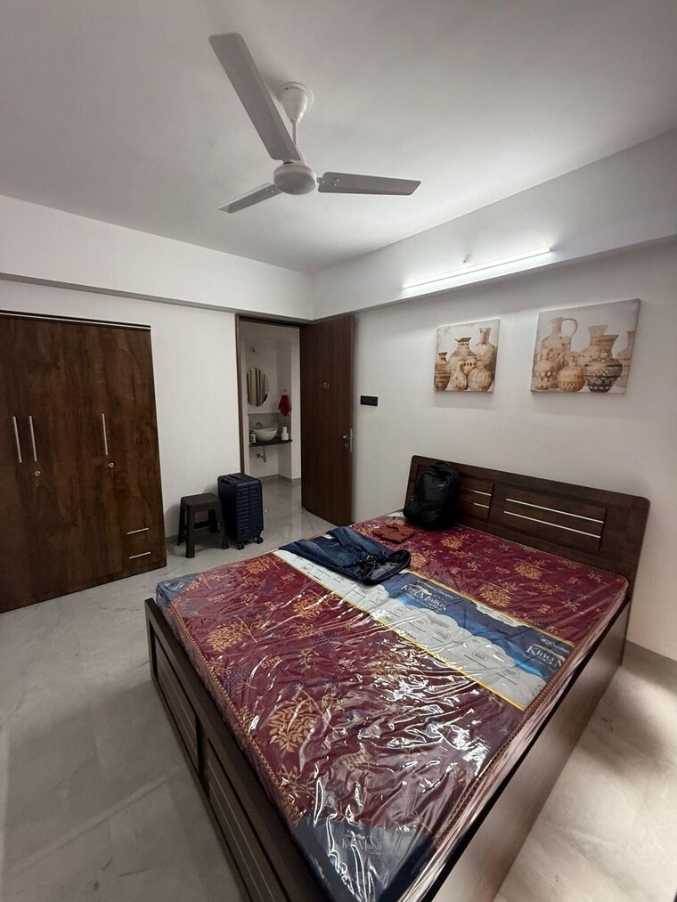 Bedroom, unique-youtopia 2 Bedroom 780 Sq.Ft. Apartment In Kharadi Pune 10194163