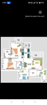 3 BHK 1575 Sq.Ft. Apartment in Amrapali Heartbeat City