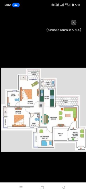 3 BHK Apartment For Sale in Amrapali Heartbeat City, Sector 107