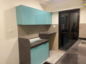 Kitchen in  Apartment at Ajmera Boulevard, Malad West – for Rent