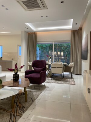 Living Room in 3.5 BHK Apartment at Candeur Lakescape, Kondapur – for Sale