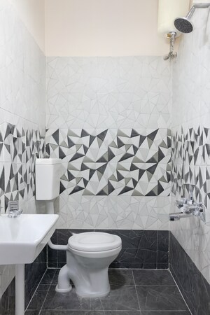 Bathroom in 1 BHK Builder Floor at Gachibowli – for Rent