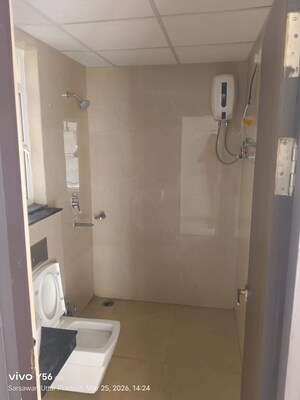 Bathroom in 3 BHK Apartment at Rishita Manhattan, Gomti Nagar – for Rent