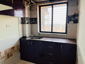 Kitchen in 1 BHK Apartment at Garden View Apartment, Goregaon East – for Rent